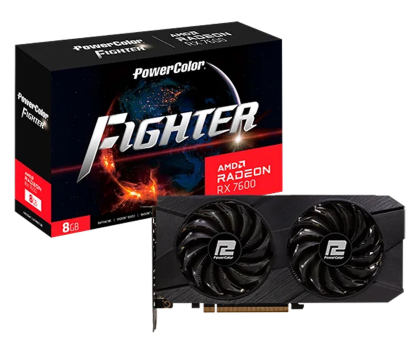 Karta graficzna PowerColor Radeon RX 7600 Fighter 8GB V2 GDDR6